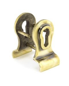 From The Anvil 90065 Aged Brass 50mm Euro Door Pull (Back to Back fixings)