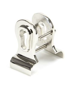 From The Anvil 90282 Polished Nickel 50mm Euro Door Pull (Back to Back fixings)
