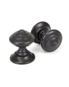 From The Anvil 90297 Aged Bronze Elmore Concealed Mortice Knob Set