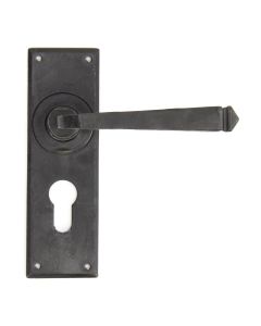 From The Anvil 91482 External Beeswax Avon Lever Euro Lock Set