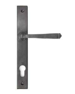 From The Anvil 91484 External Beeswax Avon Slimline Lever Espag. Lock Set