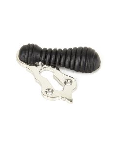 From The Anvil 91533 Ebony & Polished Nickel Beehive Escutcheon