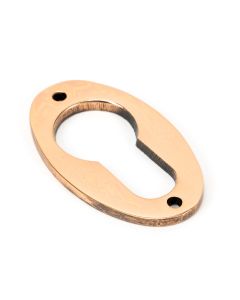 From The Anvil 91928 Polished Bronze Oval Euro Escutcheon