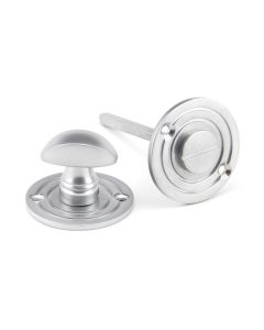 From The Anvil 91996 Satin Chrome Round Bathroom Thumbturn