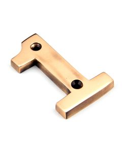 From The Anvil 92021 Polished Bronze Numeral 1