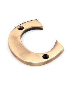 From The Anvil 92031C Polished Bronze Letter C