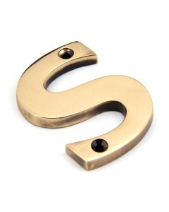 From The Anvil 92031S Polished Bronze Letter S