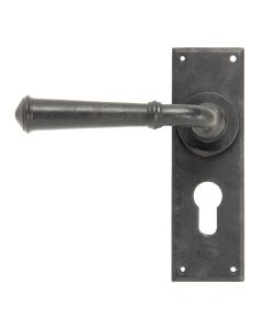 From The Anvil 92054 External Beeswax Regency Lever Euro Lock Set