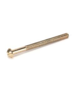 From The Anvil 92136 Polished Brass SS M5 x 64mm Male Bolt