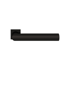 Karcher Design ER28QM Rhodos Door Handle on Square shaped mini rose in cosmos black,
