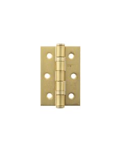 Atlantic CE Fire Rated Grade 7 Ball Bearing Hinges 3" x 2" x 2mm - Satin Brass A2H322SB