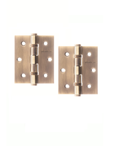 Atlantic Ball Bearing Hinges 3" x 2.5" x 2.5mm - Antique Brass A2HB32525AB