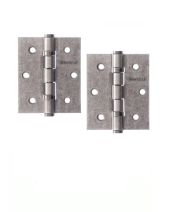 Atlantic Ball Bearing Hinges 3" x 2.5" x 2.5mm - Distressed Silver A2HB32525DS