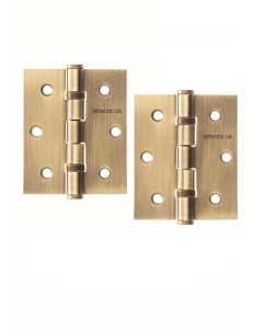 Atlantic Ball Bearing Hinges 3" x 2.5" x 2.5mm - Matt Antique Brass A2HB32525MAB