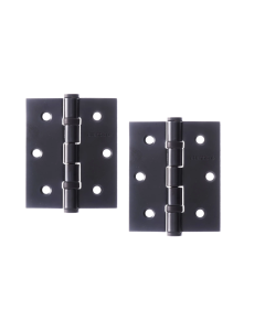 Atlantic Ball Bearing Hinges 3" x 2.5" x 2.5mm - Matt Black A2HB32525MB