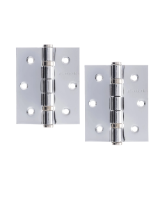 Atlantic Ball Bearing Hinges 3" x 2.5" x 2.5mm - Polished Chrome A2HB32525PC
