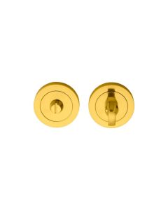 Carlisle Brass AA12 Turn & Release On Concealed Fix Round Rose (4.9 X 67mm Spindle) 51mm Polished Brass