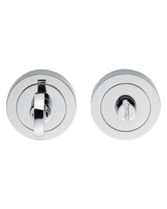 Carlisle Brass AA12CP Turn & Release On Concealed Fix Round Rose (4.9 X 67mm Spindle) 51mm Polished Chrome