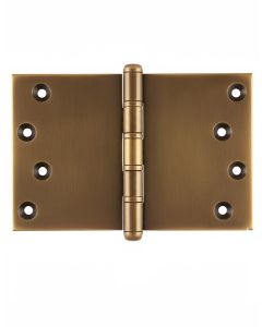 Simonswerk P1564 Ball Race Brass Butt Projection Hinges 101.6mm x 152mm c/w Screws Antique Brass