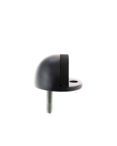 Atlantic Half-Moon Premium Floor Mounted Door Stop - Black Nickel ADSHMPBN