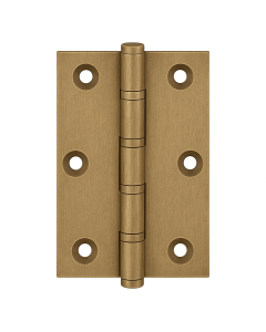 Simonswerk P1510 Ball Race Brass Butt Hinges 76.2mm x 50mm c/w Screws Aged Brass