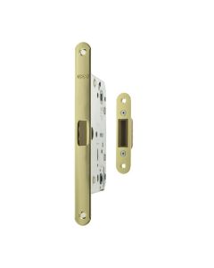 AGB Polaris 2XT Magnetic Bathroom Lock 60mm backset - Polished Brass AGB2XTWCPB