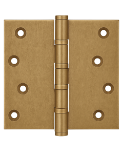 Simonswerk P1560 Ball Race Brass Butt Projection Hinges 100mm x 103mm c/w Screws Aged Brass