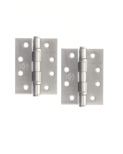 Atlantic Ball Bearing Hinges Grade 13 Fire Rated 4" x 3" x 3mm - Satin Stainless Steel