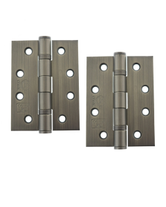 Atlantic Ball Bearing Hinges Grade 13 Fire Rated 4" x 3" x 3mm - Urban Bronze AH1433UB