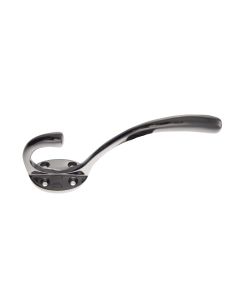Atlantic Traditional Hat & Coat Hook - Black Nickel AHCHBN