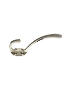 Atlantic Traditional Hat & Coat Hook - Satin Nickel AHCHSN