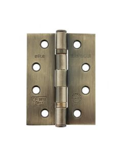 Atlantic Ball Bearing Hinges Grade 11 Fire Rated 4" x 3" x 2.5mm - Antique Brass AHG111433AB