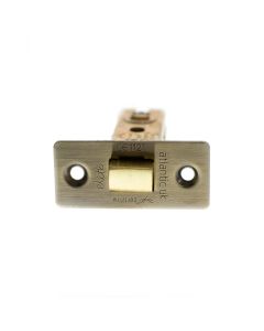 Atlantic Fire-Rated CE Marked Bolt Through Tubular Latch 3" - Antique Brass ALCE3AB