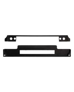 Atlantic DIN Rebate Kit for Euro Profile, Bathroom Lock, Latch, Euro Deadlock - Matt Black ALKDINREBMB