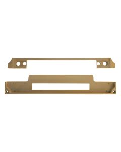 Atlantic DIN Rebate Kit for Euro Profile, Bathroom Lock, Latch, Euro Deadlock - Satin Brass ALKDINREBSB