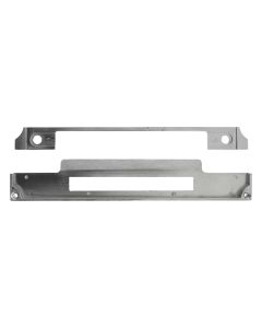 Atlantic DIN Rebate Kit for Fixed Plate Euro Profile, Bathroom Lock, Latch, Euro Deadlock - Satin Stainless Steel ALKDINREBSSS