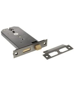 Atlantic Horizontal Bathroom Sashlock 6" - Matt Gun Metal ALKHZBMBN