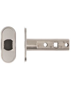 AM60 Precision Magnetic Tubular Latch 60mm Backset Satin Stainless Steel