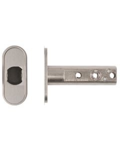Precision AM60PV Magnetic Bathroom Tubular Privacy Dead Bolt Satin Stainless Steel