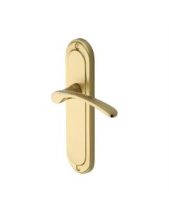 Heritage Brass AMB6210-SB Door Handle Lever Latch Ambassador Design Satin Brass Finish
