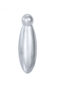 Carlisle Brass AQ45SC Escutcheon Lock Profile Pear Drop Covered Face Fix Satin Chrome