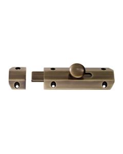 Carlisle Brass AQ82FB Surface Bolt C/W Extruded Keeper Flat & Angle Keeper 150mm Florentine Bronze