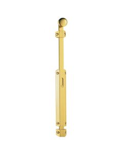 Carlisle Brass AQ82EX Surface Bolt C/W With 6 Inch Extended 32mm Knob 150mm Polished Brass