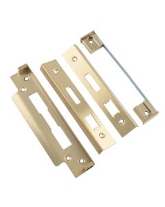 Eurospec ARB5105PVD Easi - T Rebate Set (Sash Lock) Bs Lever Lock 13mm 13mm Stainless Brass