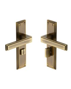 Heritage Brass ATL5730-AT Door Handle for Bathroom Atlantis Design Antique finish