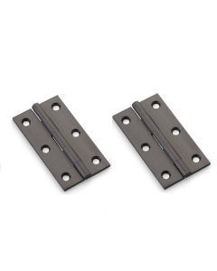 Alexander And Wilks Solid Drawn Cabinet Brass Butt Hinge 3"(75mm) Dark Bronze AW075-CH-DBZ Pair