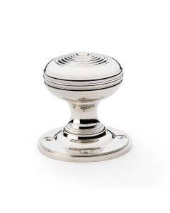 Alexander And Wilks Christoph Mortice Knob 50mm Dia. Polished Nickel AW303-50-PN