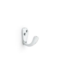 Alexander And Wilks Victorian Single Robe Hook Satin Chrome AW774SC