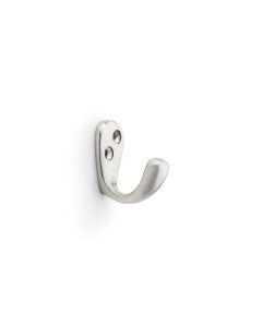 Alexander And Wilks Victorian Single Robe Hook Satin Nickel AW774SN