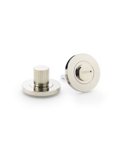 Alexander And Wilks Thumbtun & Release Reeded On 50X6mm Rose Pol Nickel Pvd AW792PNPVD